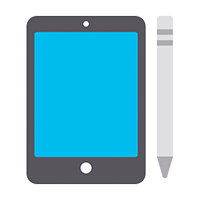 imagem de um tablet